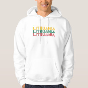 Sudadera Moderna Lituania: recuerdo de un país con bandera