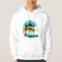 Moderna llave verde azulada fresca 21ª hoodie