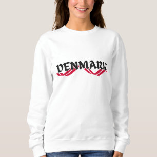 Sudadera Moderna marca denmark scandinavia Flag Country Sou