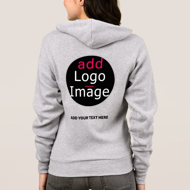 Sudadera Moderna Personalizado profesional de Moda Branding (Reverso)