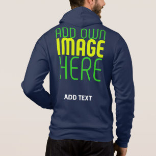 SUDADERA MODERNA PLANTILLA DE TEXTO DE IMAGEN AZUL DE NAVY