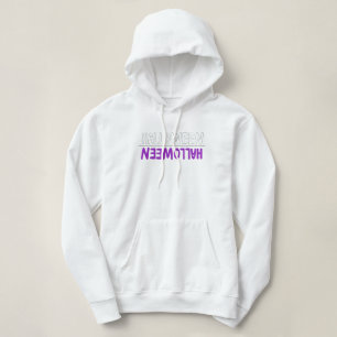 Sudadera Moderna temporada espeluznante de Halloween morado