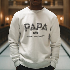 Sudadera Moderna tipografía audaz simple papá