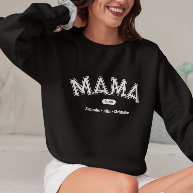 Sudadera Moderna y sencilla tipografía negrita mami (Subido por el creador)