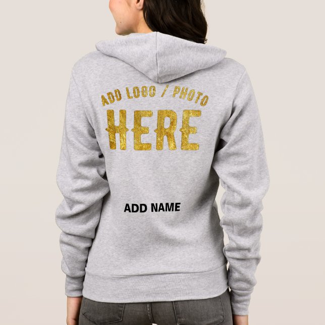 SUDADERA MODERNO CON ESTILO PERSONALIZABLE VERIFICADO DE MA (Reverso)