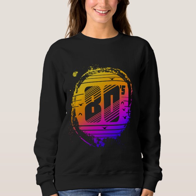 Sudadera moderno vintage de los 80 (Anverso)