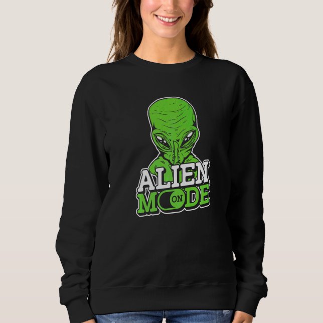 Sudadera Modo Alien En Buque Espacial Extraterrestre Et Ufo (Anverso)