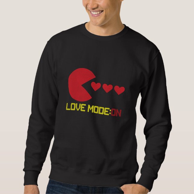 Sudadera Modo Amor Arcade Corazones (Anverso)