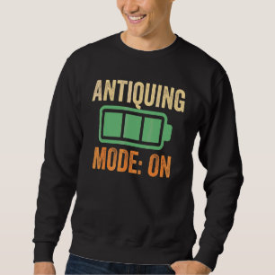 Sudadera Modo Antiquing en diseño de batería