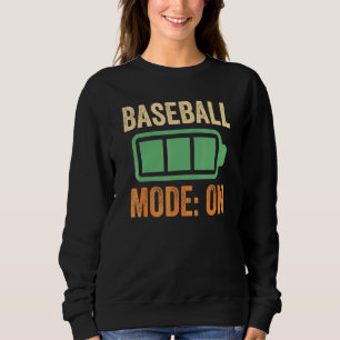 Sudadera Modo Béisbol en Diseño de Batería