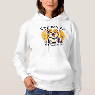 Sudadera Modo Corgi En El Pañuelo De La Cola 24-7 Amantes D