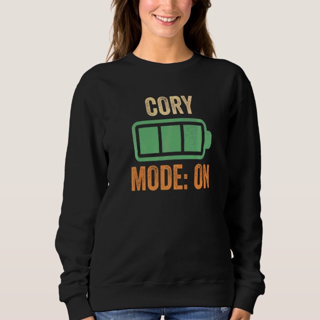 Sudadera Modo Cory en Batería (Anverso)
