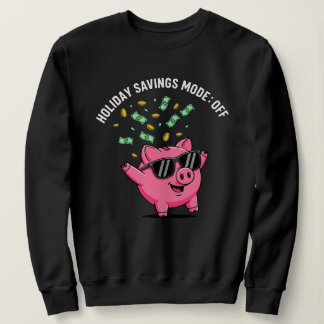 Sudadera Modo de ahorro de vacaciones: DESACTIVADO – Cerdo