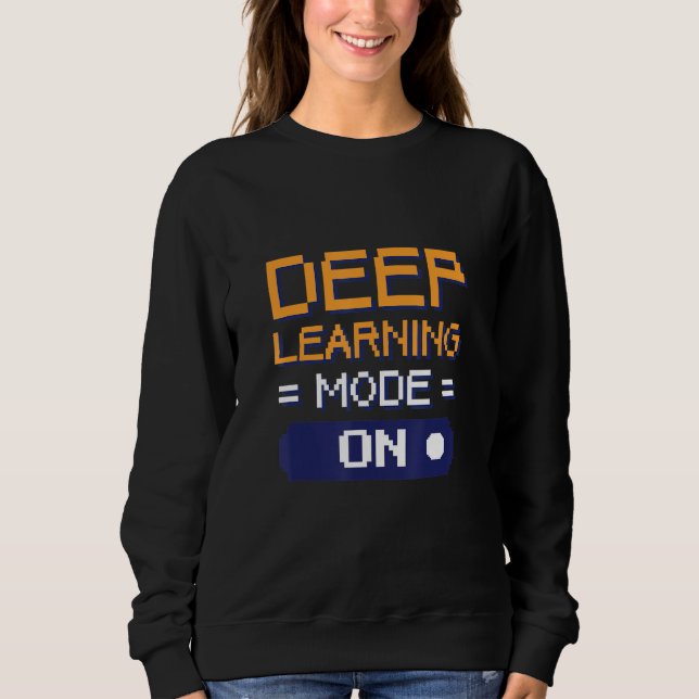 Sudadera Modo de Aprendizaje Profundo Activado Ingenieros d (Anverso)
