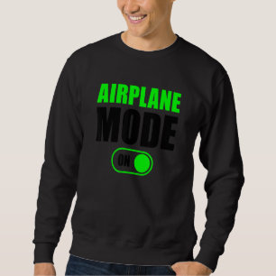 Sudadera Modo De Avión En El Modo De Avión En Viaje