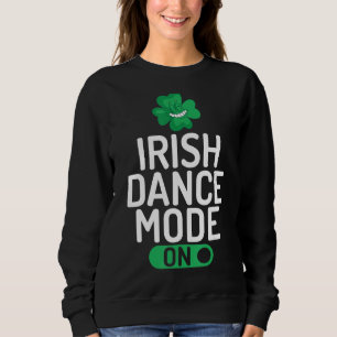 Sudadera Modo De Baile Irlandés Con Bailarín Irlandés