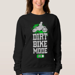 Sudadera Modo De Bicicleta Sucia En Motocross De Motocross