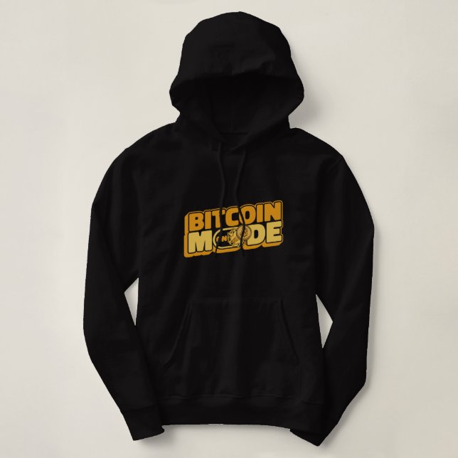 Sudadera Modo De Bitcoin En Cryptocurrency Blockchain (Diseño del anverso)