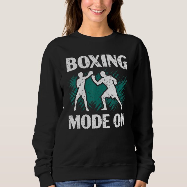 Sudadera Modo De Boxeo En El Puncher De Knockout Profesiona (Anverso)