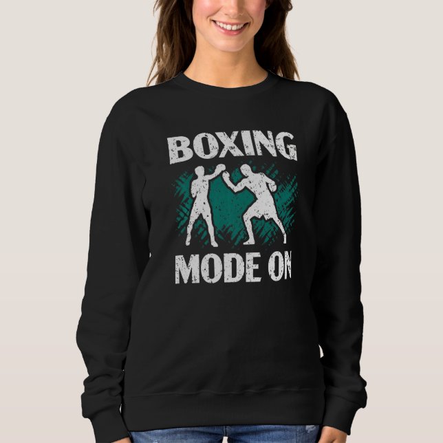 Sudadera Modo De Boxeo En El Puncher De Knockout Profesiona (Anverso)
