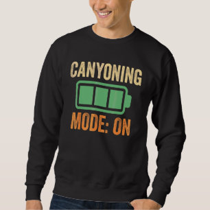 Sudadera Modo de Canyoning en Diseño de Batería