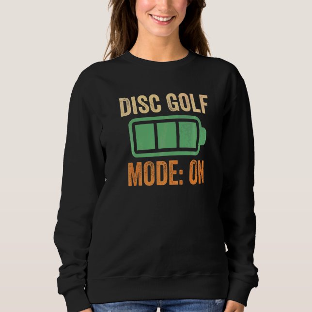 Sudadera Modo de Disco de Golf en Batería (Anverso)
