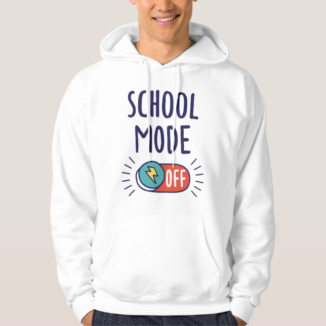 Sudadera Modo de escuela desactivado (Anverso)