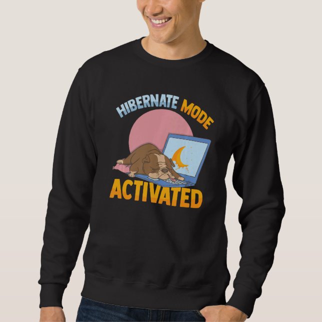 Sudadera Modo de hibernación de perro Cinta de PC de suspen (Anverso)