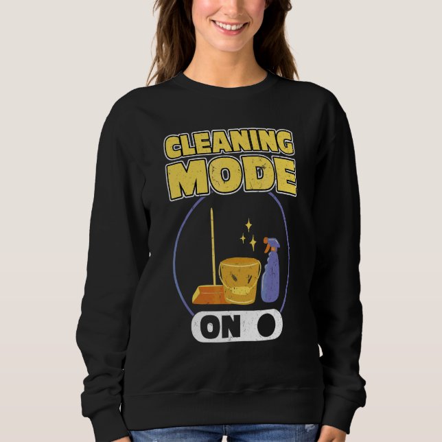 Sudadera Modo De Limpieza En El Hogar Y El Hogar (Anverso)
