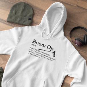 Sudadera Modo de luz de definición de audio/video de Boom -