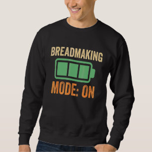 Sudadera Modo de panificación en diseño de batería