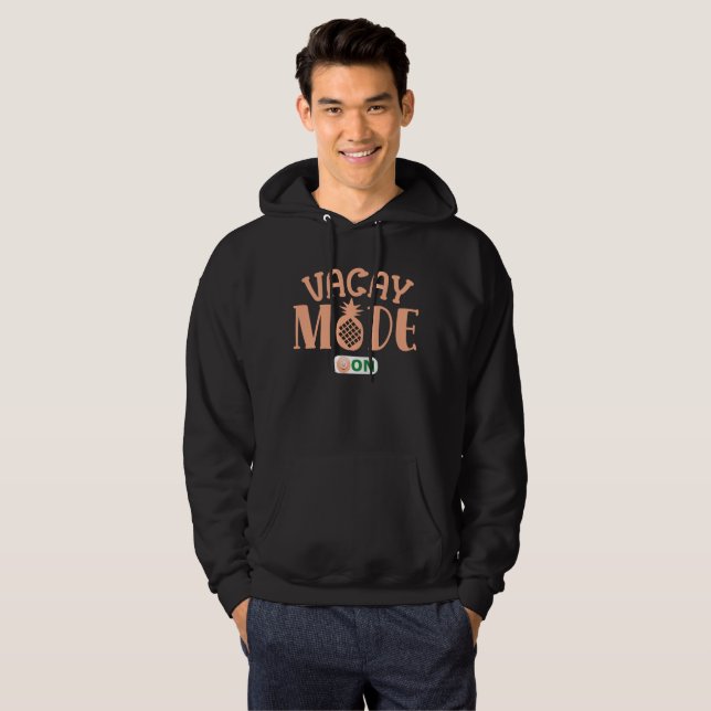 Sudadera MODO DE VACACAY EN divertidas vacaciones (Anverso completo)