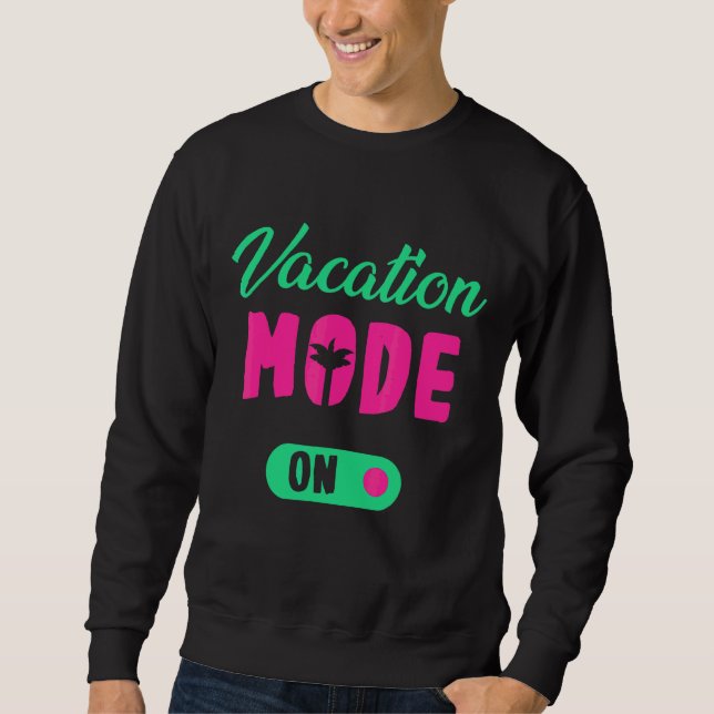 Sudadera Modo de vacaciones activado (Anverso)