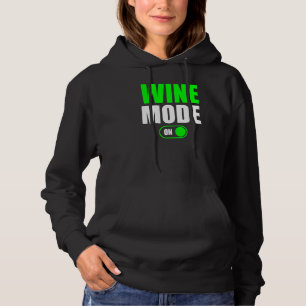 Sudadera Modo De Vino En El Modo De Vino Del Bebedor De Vin