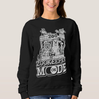 Sudadera Modo De Zookeeper En El Zócalo Zoológico De Guardi