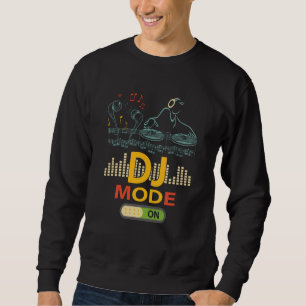 Sudadera Modo DJ Activado Club de Música Fiesta Baile Disco