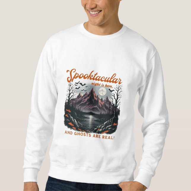 Sudadera "Modo fantasma: Noches Spooktaculares pendientes" (Anverso)