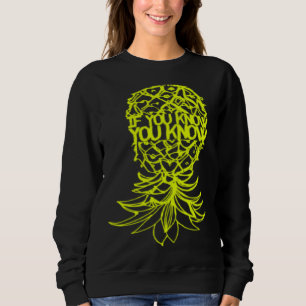 Sudadera Modo Fiesta Piña al Revés Columpio Vainilla S
