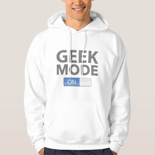 Sudadera Modo Geek activado (Anverso)