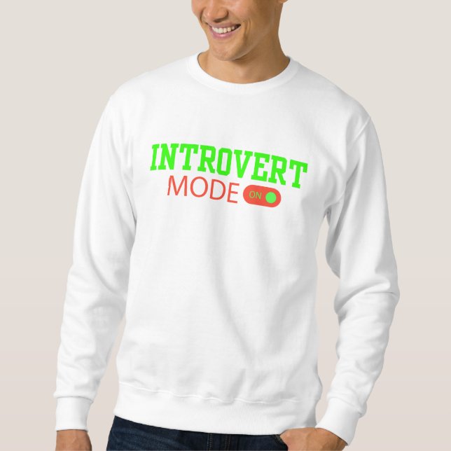 Sudadera Modo Introvertido activado (Anverso)