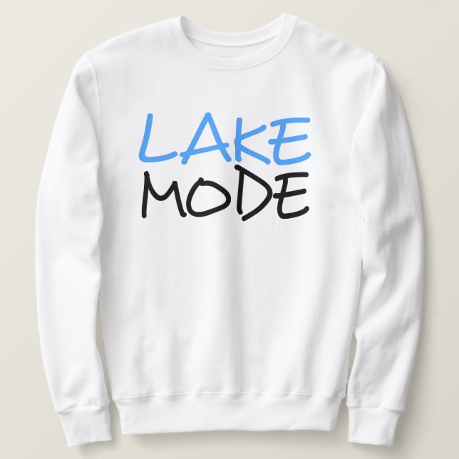 Sudadera Modo lago (Anverso del diseño)