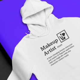 Sudadera Modo luminoso de definición de artista de maquilla