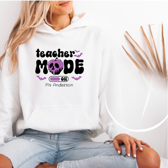 Sudadera Modo Maestra En La Bolsa De Tote Personalizado De  (Subido por el creador)
