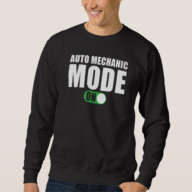 Sudadera Modo mecánico automático en mecánica automática (Anverso)