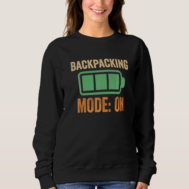 Sudadera Modo Mochila en Batería (Anverso)