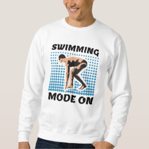 Sudadera Modo Natación activado - Amante de la Piscina