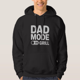 Sudadera Modo Papá Parrilla Encendida Humor de Papá BBQ