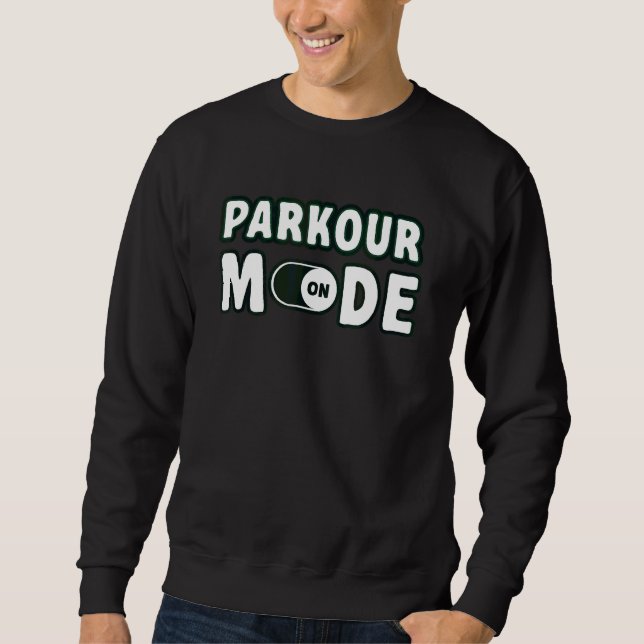 Sudadera Modo Parkour En El Parkour Freerunning (Anverso)
