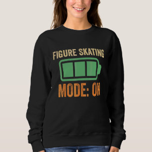 Sudadera Modo patinaje artístico sobre diseño de batería
