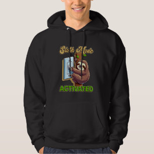 Sudadera Modo Perezoso Activado Humor de Relajación